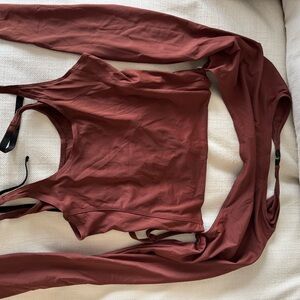 Miaou sold out Rust Long Sleeve Top